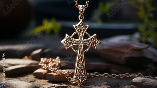 Hip hop cross pendant