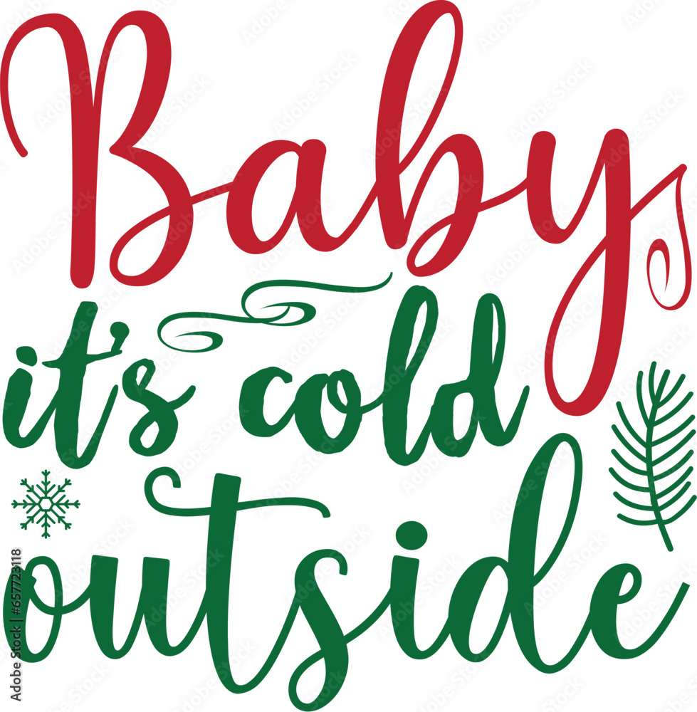 Naklejka premium Christmas SVG T-Shirt Design