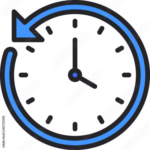 time rotation icon