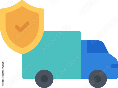 truck delivery protection icon