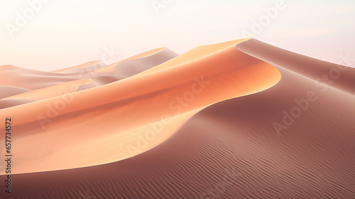 Soft abstract desert sand dunes landscape