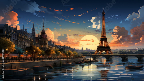 The Eiffel Tower in Paris France © Adobe Contributor