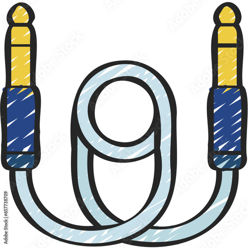 Audio Jack Cable Icon