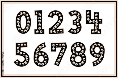 Versatile Collection of Skull Numbers for Various Uses