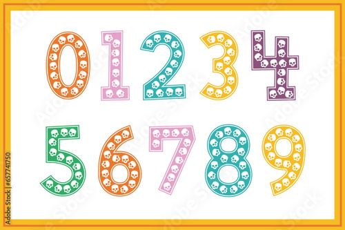 Versatile Collection of Skull Numbers for Various Uses