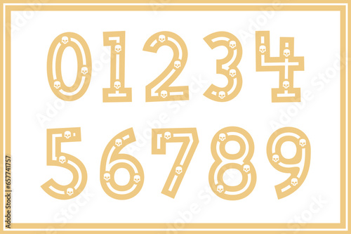 Versatile Collection of Skull Numbers for Various Uses