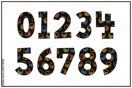 Versatile Collection of Skull Numbers for Various Uses