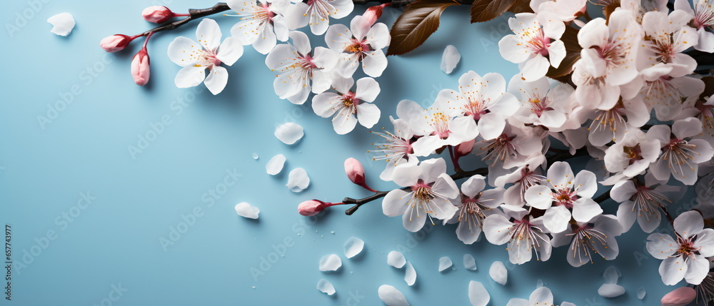 Beautiful floral spring abstract background