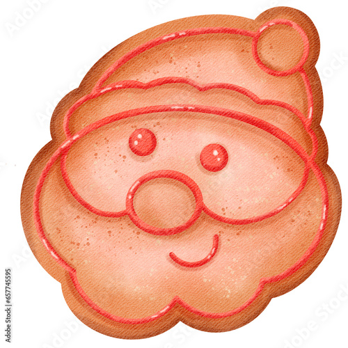 Santa Cookies Christmas Clip art