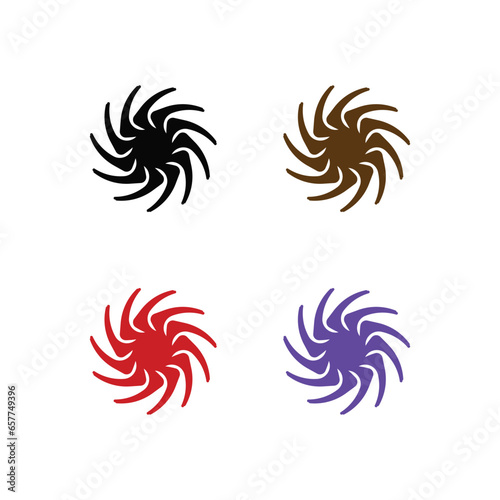 Fototapeta Naklejka Na Ścianę i Meble -  Simple colorful vecor logo template design