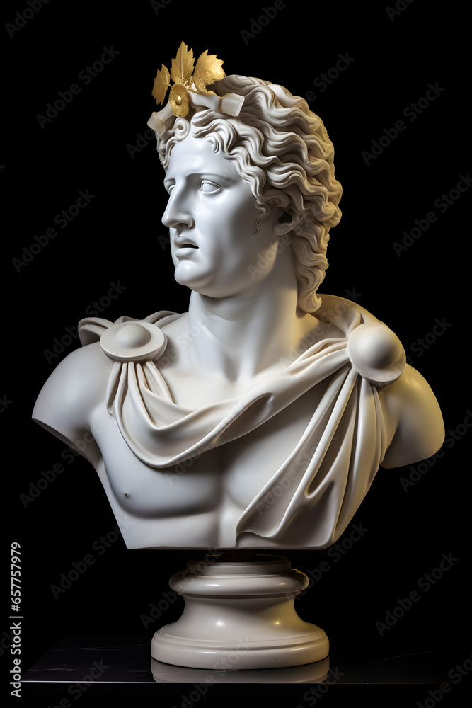 Marble bust of Helios