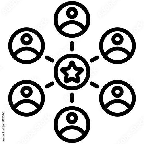 Employee engagement Icon