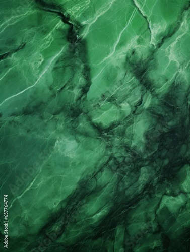 Green Marble Creative Abstract Texture Wallpaper. Photorealistic Digital Art Decoration. Abstract Realistic Surface Vertical Background. Ai Generated Vibrant Pattern.