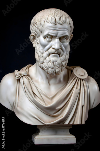 Marble bust of Aristotle