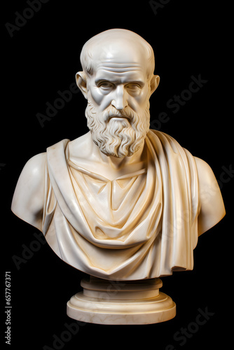Marble bust of Hippocrates