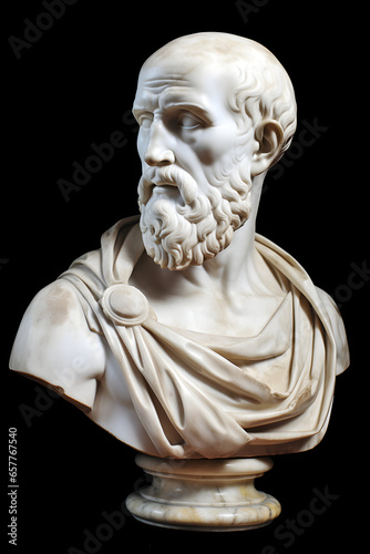 Marble bust of Hippocrates
