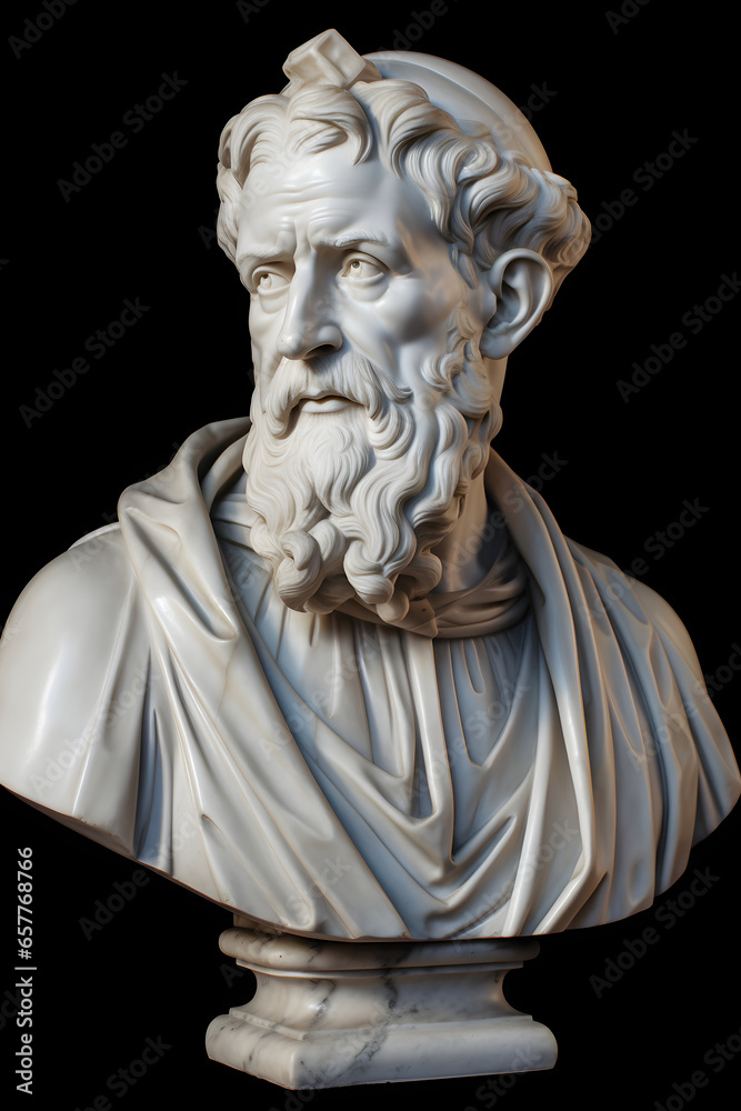 Marble bust of Pythagoras