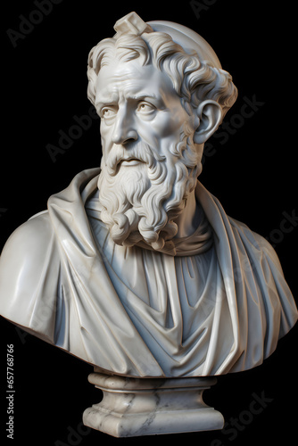 Marble bust of Pythagoras