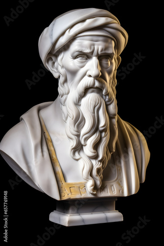 Marble bust of Euclid