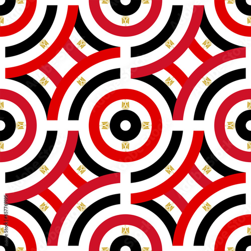 egypt flag pattern. african background. vector illustration