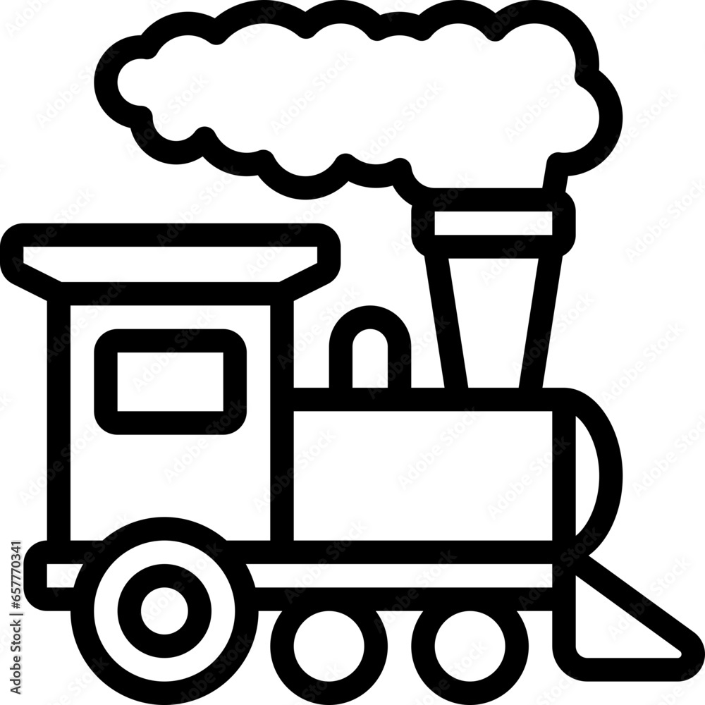 Fototapeta premium Steam Engine Icon