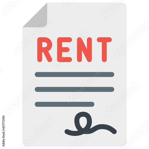 Signed Rental Document Icon