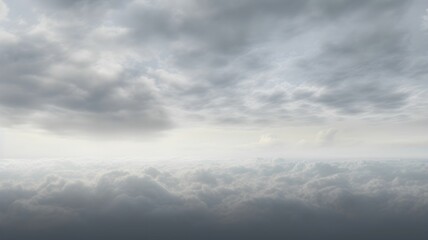 cloudy sky, grey sky with clouds, bad weather, rainy day, winter day during a storm, sky background with clouds, dark clouds, flying over the clouds, picture from plane