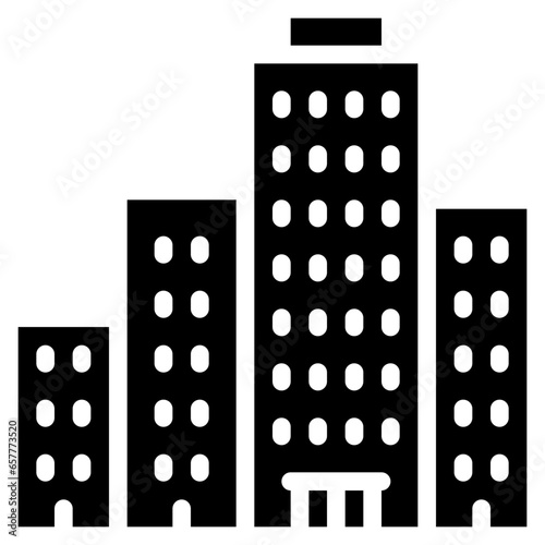 City Scape Buildings Icon