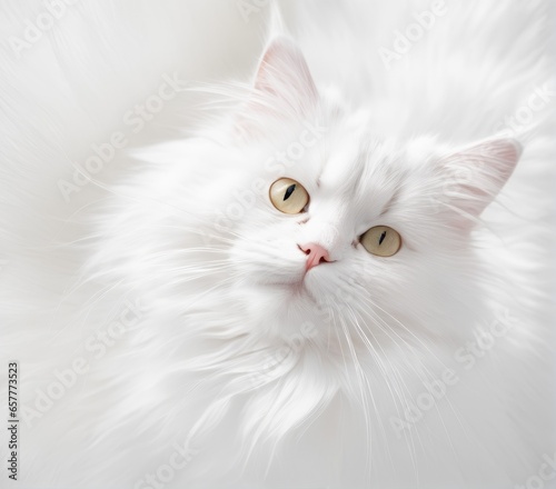 White Cute Cat 