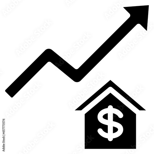 Housing Cost Increase Icon