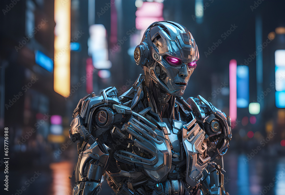 cyborg robot city futuristic robotic law enforcement fighter officer future cyborg robot city futuristic robotic law enforcement fighter officer future