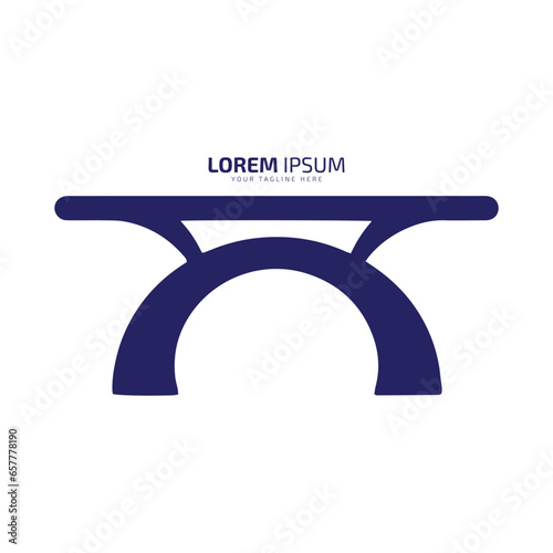 table logo office desk icon silhouette vector isolated design