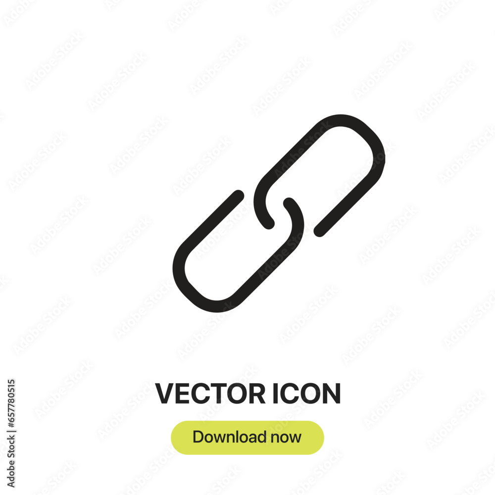 Link icon vector. Linear-style sign for mobile concept and web design. Link symbol illustration. Pixel vector graphics - Vector. Link icon vector. Linear-style sign for mobile concept and web design. Link symbol illustration. Pixel vector graphics - Vector.