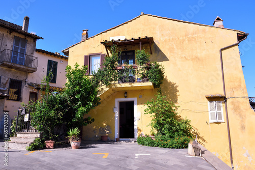 the historic center of Anguillara Sabazia Italy