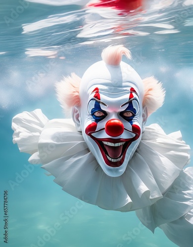 Laughing clown