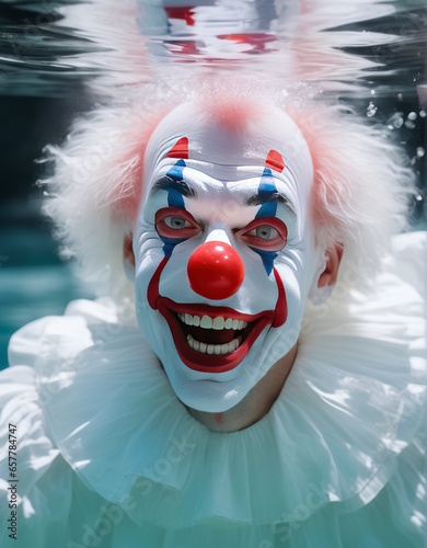 Laughing clown