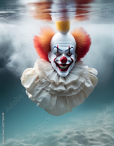 Laughing clown