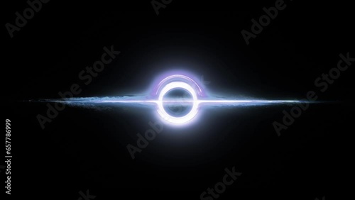 Animation of a Supermassive Black Hole