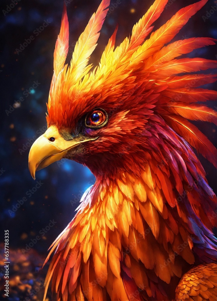 A glorious Phoenix, AI generative A glorious Phoenix, AI generative