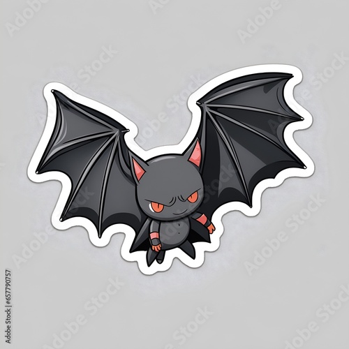 black bat sticker