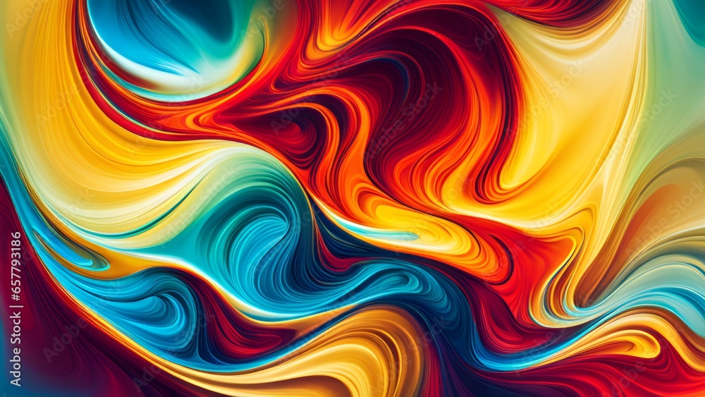 Obraz premium abstract background with waves