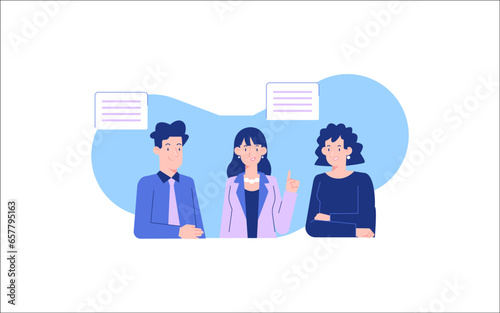 Business Illustration, vector