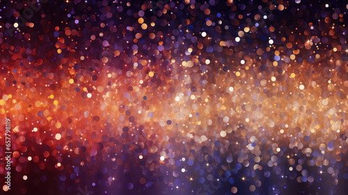 Elegant Sparkles in Light Gold and Purple Background © M.Gierczyk