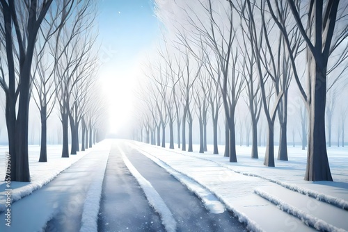 road in the snow © Bilal