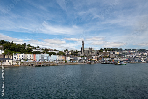 Scenic Views from Brittany Ferries' Pont Aven Ferry Overlooking Cobh, Cork, Ireland