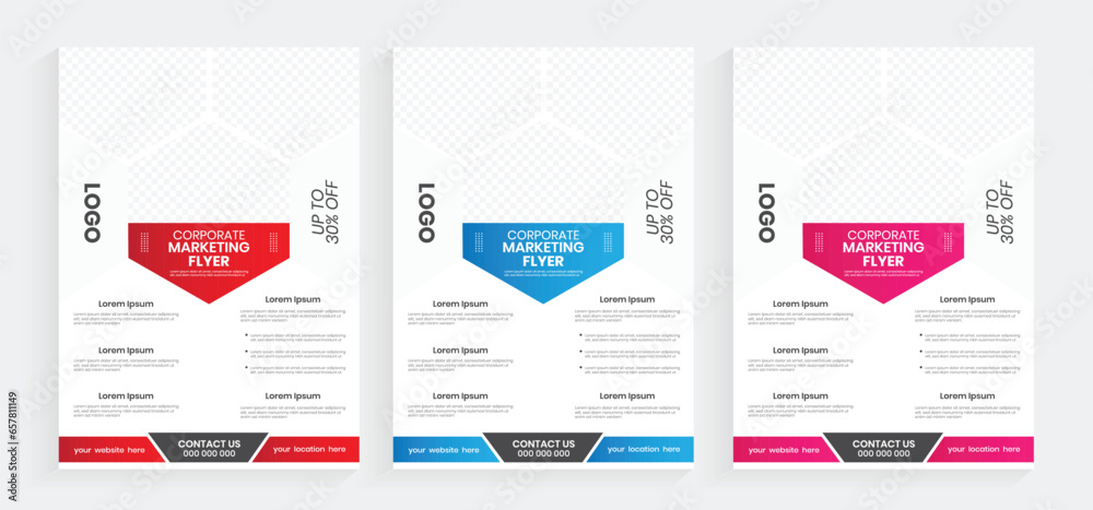 Modern business agency flyer cover page design, corporate industry design element gradient flyer layout, Customizable best business case study, publication, paper sheet template