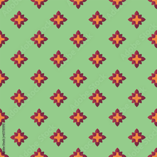 Seamless pattern Autumn leaf border. Gift wrap and scrapbook. Vector illustration for wallpaper, gift paper, fill patterns, web page backgrounds, autumn greeting cards.