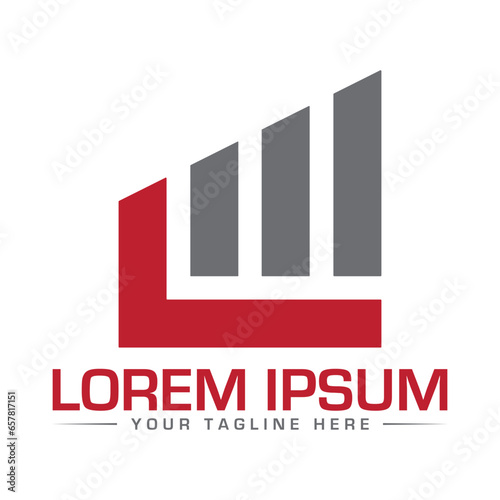 ML Letter Logo Design Creative and Modern Logo Design