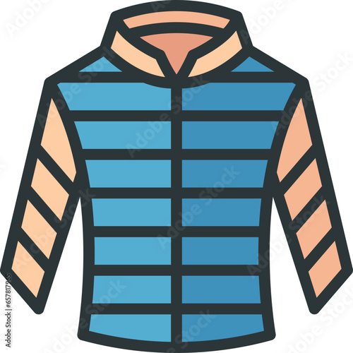 winter jacket icon