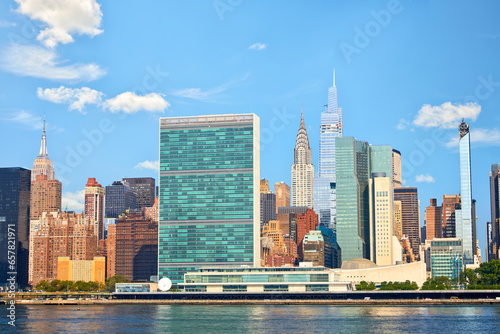 Manhattan Midtown skyline  New York  United States